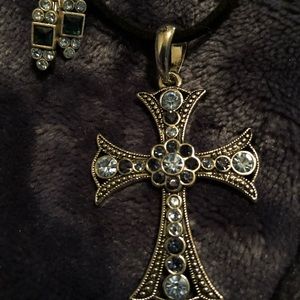 Lia Sophia necklace and earrings